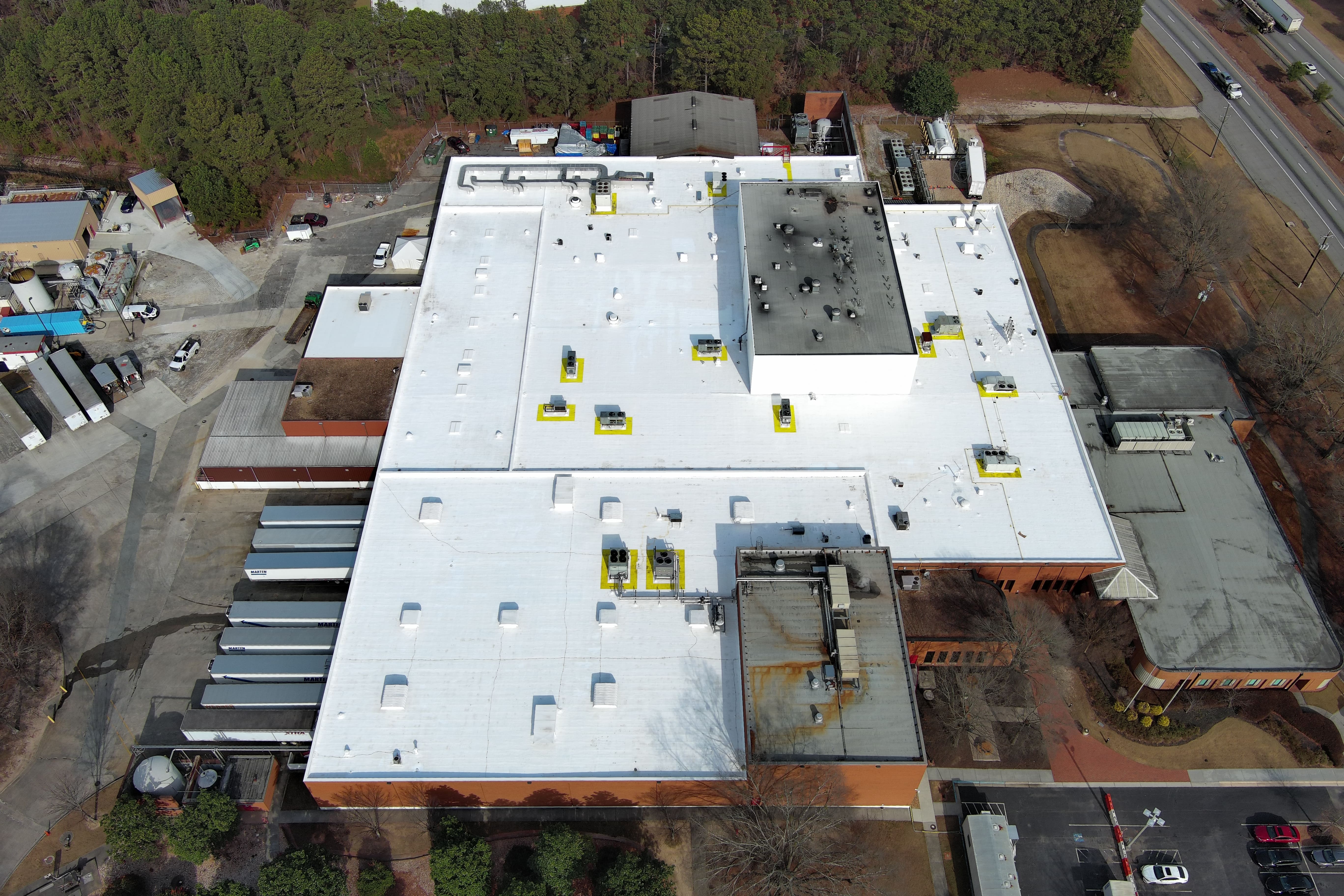 Durable fabric reinforced membrane installation demonstrating enhanced tensile strength and flexibility for thermal movement protection